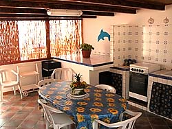 Cucina in veranda